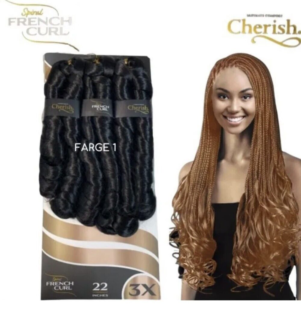 Cherish Spiral French Curl 22" Braids Pre-Stretched UK Best Seller - Image 5