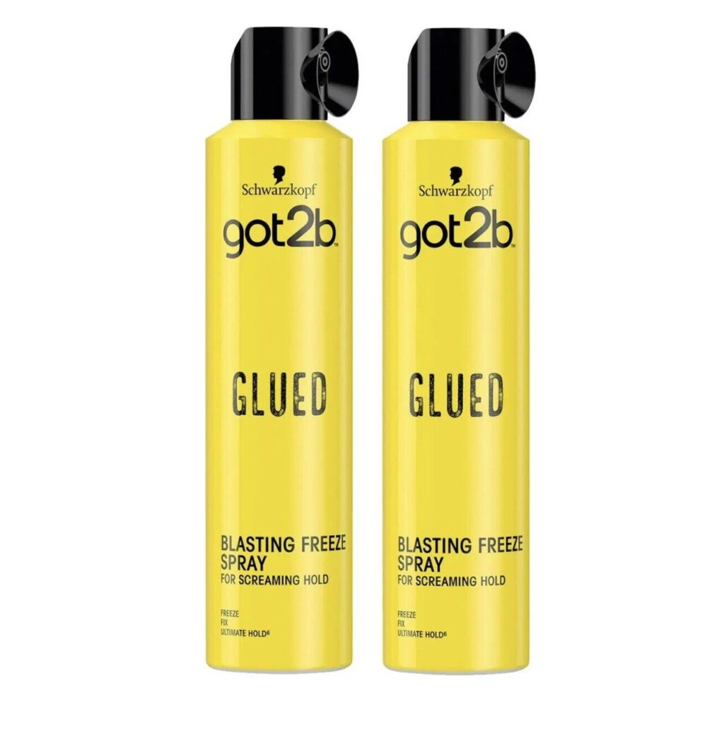 Schwarzkopf Got2b Glued Blasting Freeze Hair Spray for Screaming Hold, 300ml - Image 3