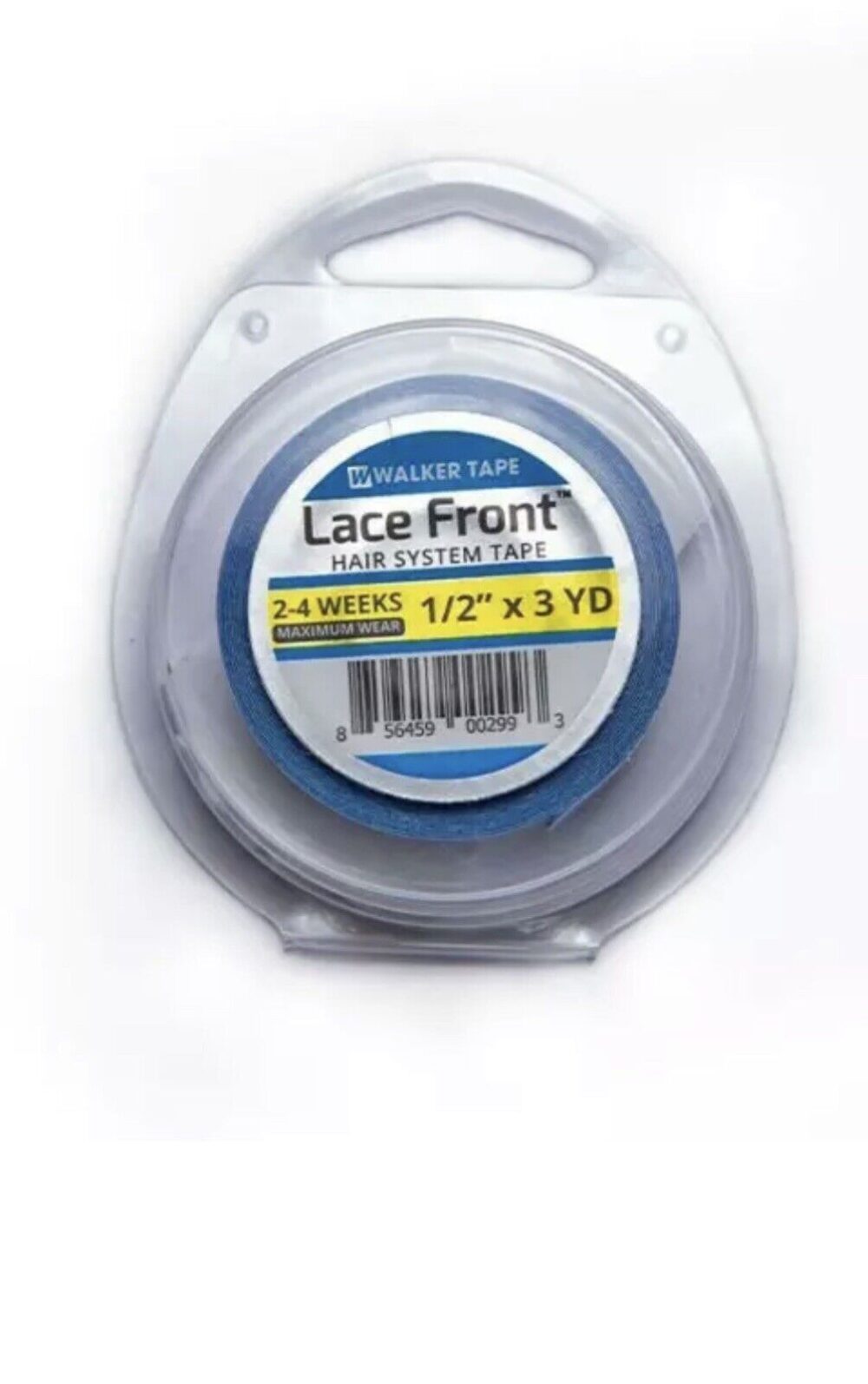 Walker Tape Lace Front Support Tape (Blue Liner) 1/2" - Image 3