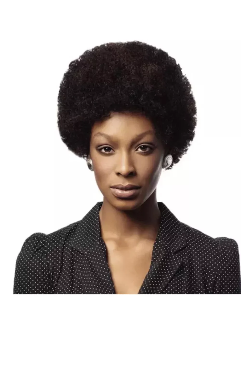 Sleek Wig Fashion Human Hair Afro Wig - Image 2