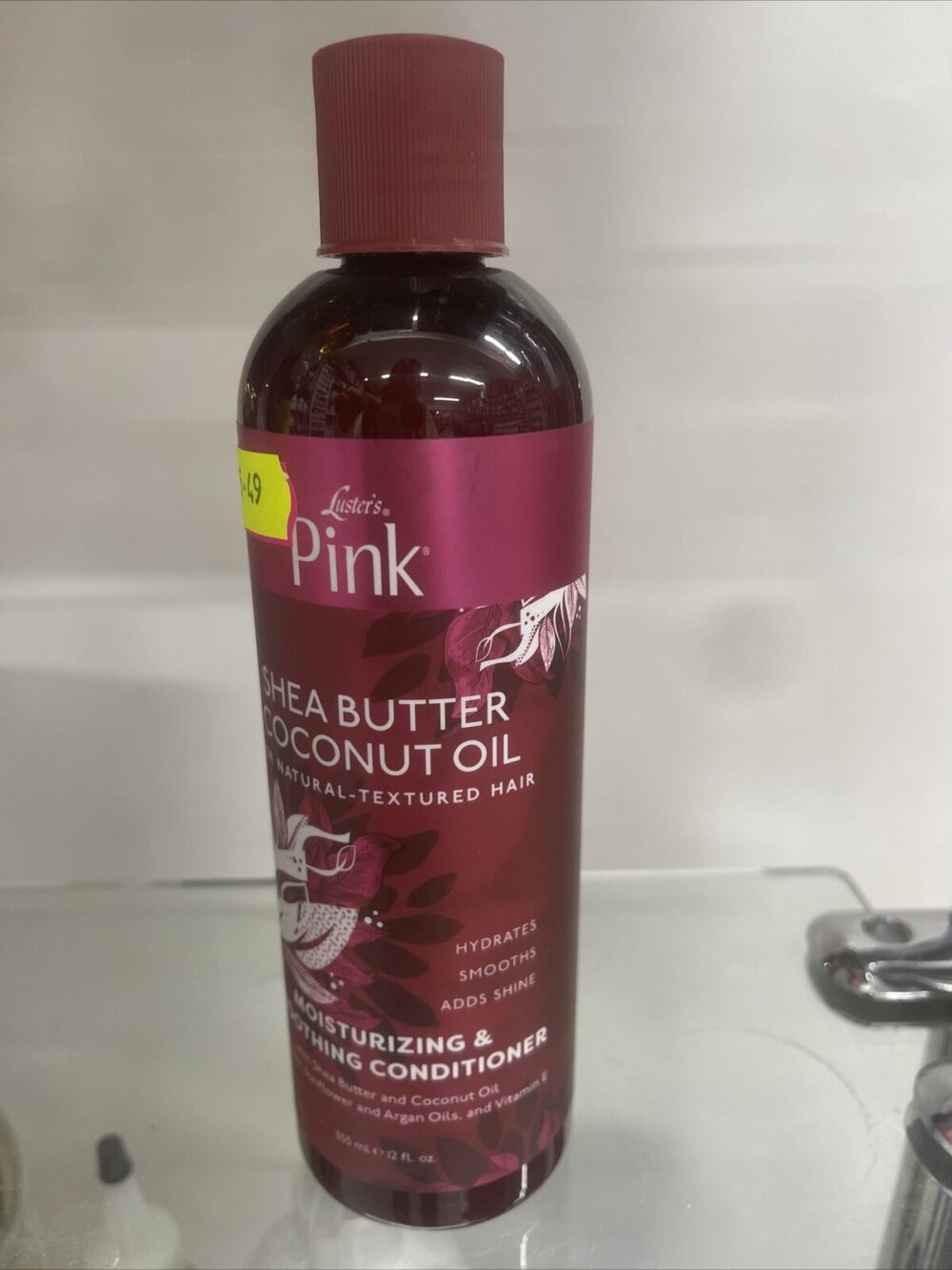 Luster's Pink Shea Butter Coconut Oil Moisturizing & Smoothing Conditioner 355ml - Image 3