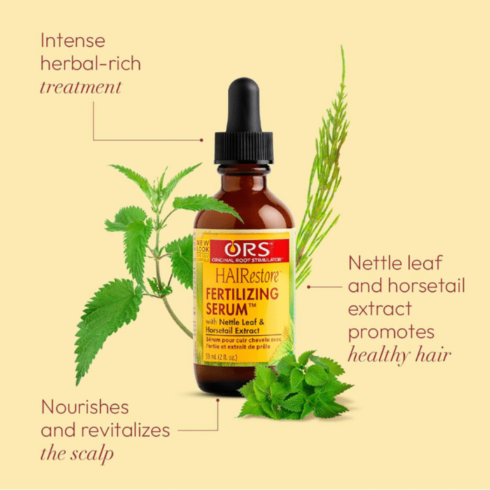 ORS Hairestore Hair Fertilizing serum With Nettle Leaf & Horsetail Extract 59ml - Image 2