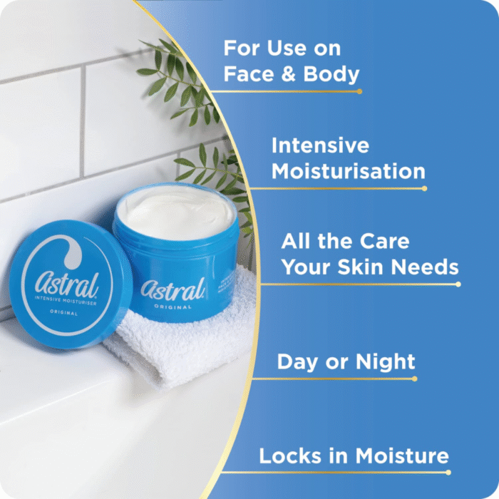 Astral Original Face & Body Moisturiser & Body Caring Cream - Image 3