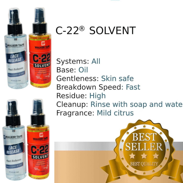 Walker Tape C-solvent Wig Adhesive Remover 4fl/ Lace Release Spray-4fl oz - Image 3