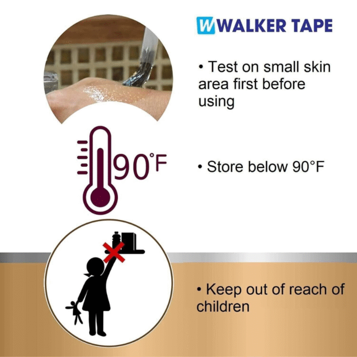 Walker Tape Ultra Hold Brush On Adhesive-14 Fl oz/ Walker Tape Lace Release 4 Fl - Image 3