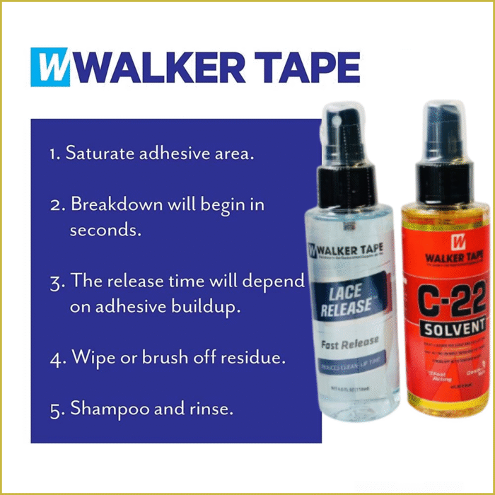 Walker Tape C-solvent Wig Adhesive Remover 4fl/ Lace Release Spray-4fl oz - Image 4