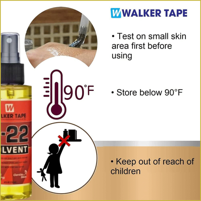 Walker Tape C-solvent Wig Adhesive Remover 4fl/ Lace Release Spray-4fl oz - Image 6