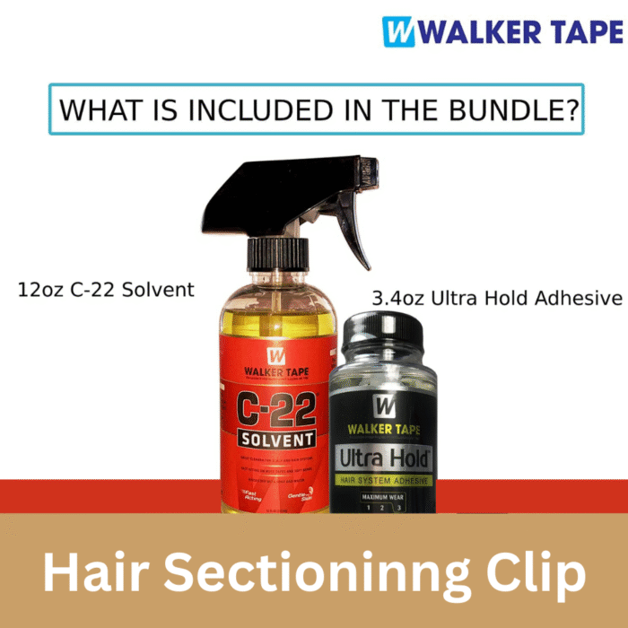 Walker Tape C.22 Solvent Wig Adhesive Remover 12oz+3.4oz Ultra Hold Hair System - Image 7