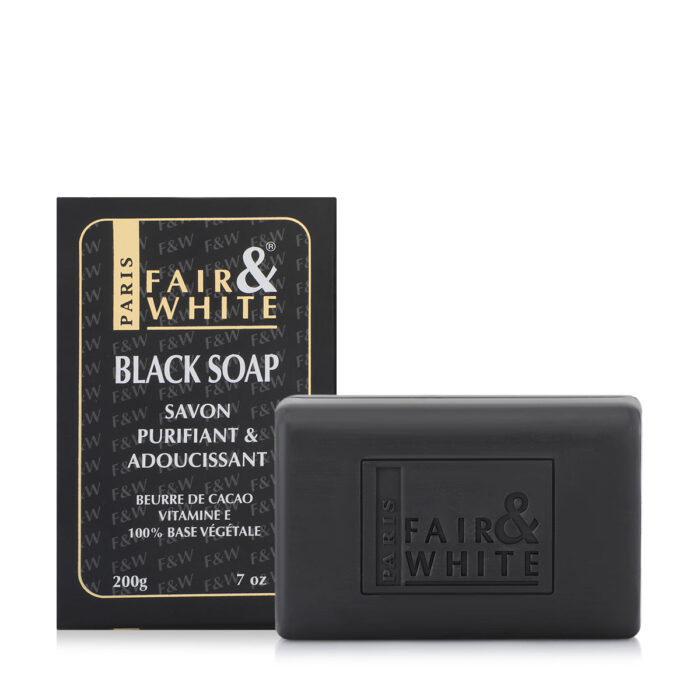 Fair and White Black Soap 200g Purifying & Softening Soap