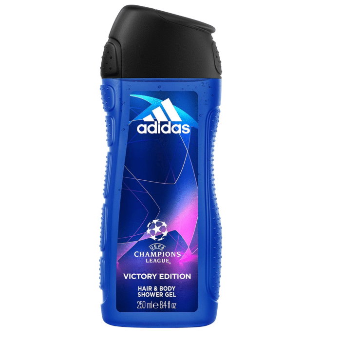 Adidas UEFA Champions League Victory Edition Hair & Body Shower Gel – 250ml