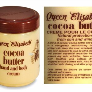 Queen Elisabeth Cocoa Butter Face + Body Creme – Soothes & Softens Skin