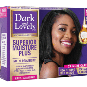 Dark and Lovely No-Lye Hair Relaxer Kit (Super) FOR Coarse Hair