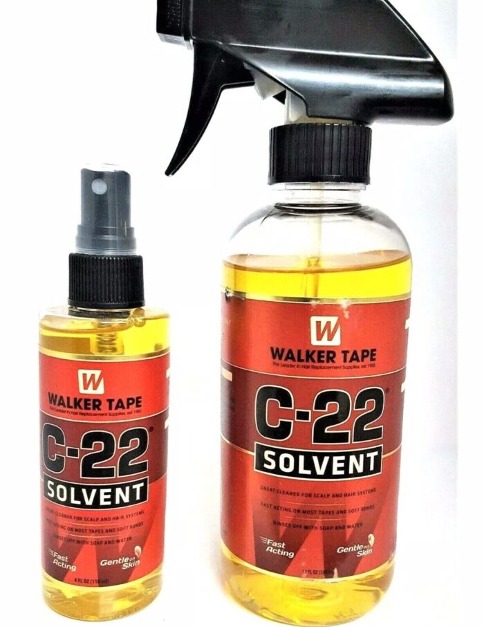 Walker Tape C-22 Solvent Wig Adhesive Remover 4 Fl oz + C-22 Solvent 12 oz