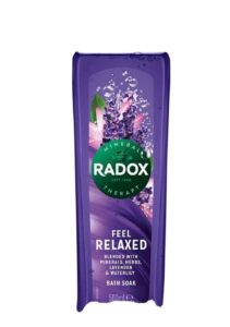 Radox Feel Relaxed Lavender Waterlily Bath Soak Nature Inspired Soft Body 500ml