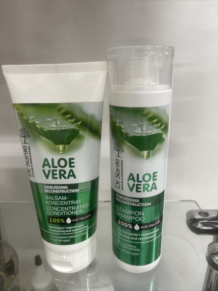 Dr Sante ALOE VERA Shampoo 250ml + Conditioner 200ml Set for All Hair Types