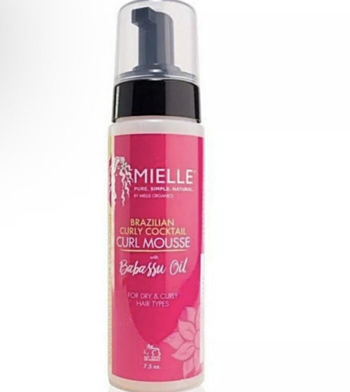 Mielle Organics Babassu Brazilian Curly Cocktail Curl Mousse 7.5 Oz - Image 2