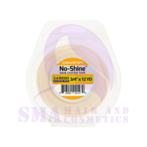 No-Shine Lace Wig Tape Roll - 3/4" x 12 Yards - Extra Strong Hold, Matte Finish, Invisible Appearance