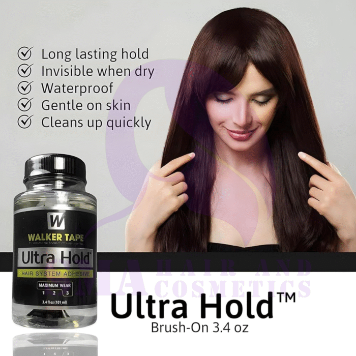 Ultra Hold Lace Wig Adhesive – 3.4 fl oz Brush-On - Maximum Hold, Long-Lasting, Waterproof Wig Glue - Image 3