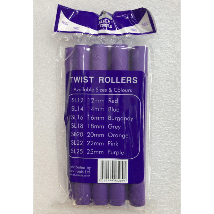 Slick Tools Twist Rollers Multi Color