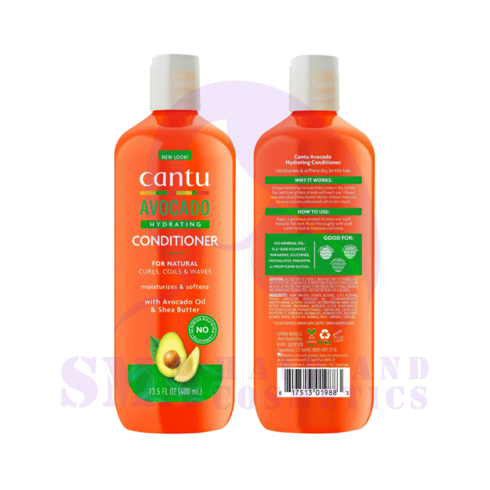 Cantu Avocado Hydrating Shampoo – Nourishing Moisture for Dry, Curly & Natural Hair - Image 7