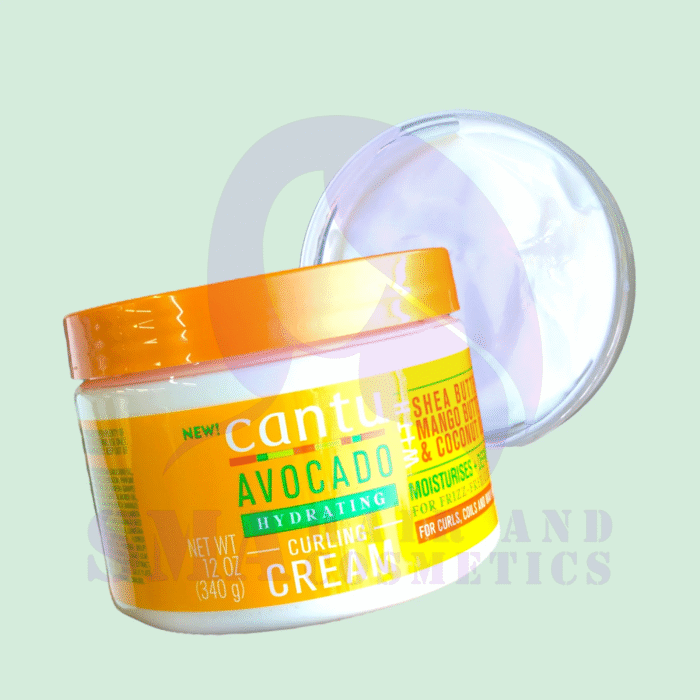 Cantu Avocado Hydrating Curling Cream 340g – Moisturizes & Defines Natural Curls