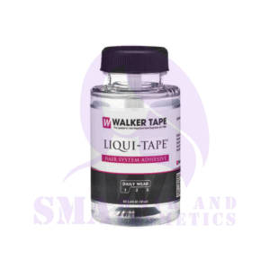 SMA Cosmetics Liqui-Tape Brush-On Adhesive - 3.4 fl oz -Long-Lasting, Flexible, Waterproof Hold for Wigs, Lashes & Beauty Applications