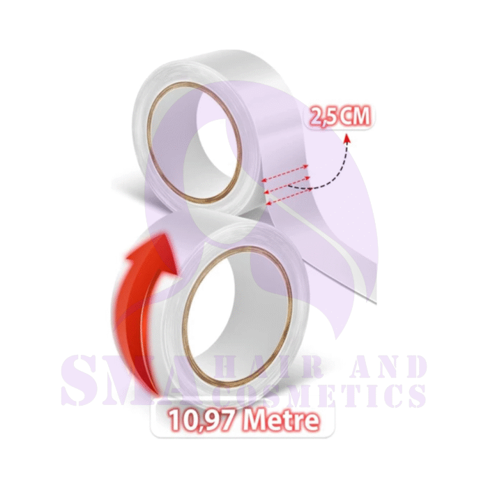 No-Shine Hair System Tape Roll 1" x 12 Yards - Ultra Hold, Matte Finish, Scalp Safe - Image 4
