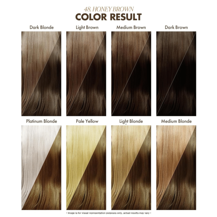 Adore Semi - Permanent Hair Color 048 Honey Brown – Vegan & Cruelty-Free, 4 fl oz - Image 2