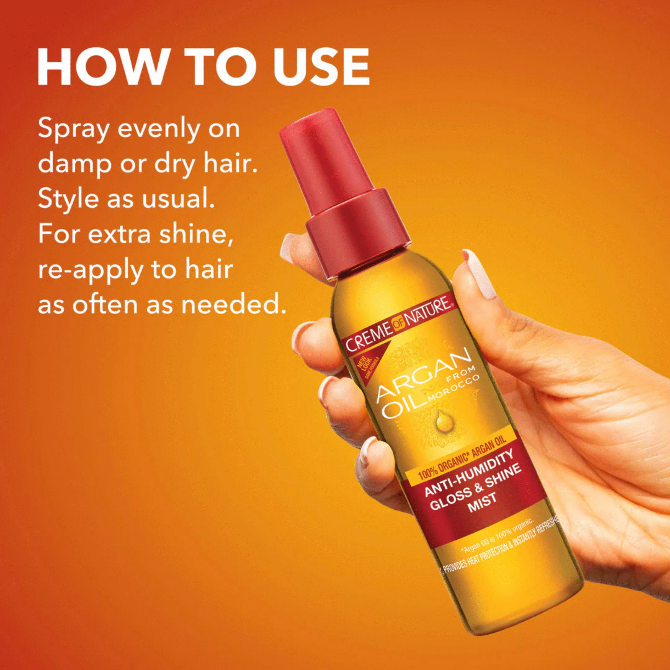 Creme Of Nature Anti-Humidity Gloss & Shine Mist 4oz - Image 5