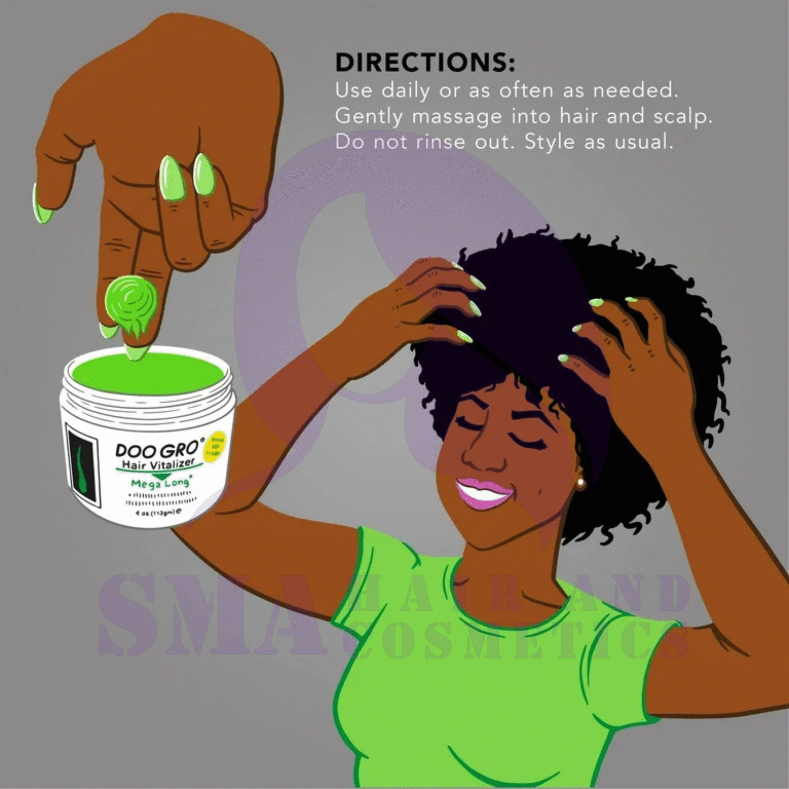 DOO GRO Mega Long Hair Vitalizer Strengthens 4oz - Image 2