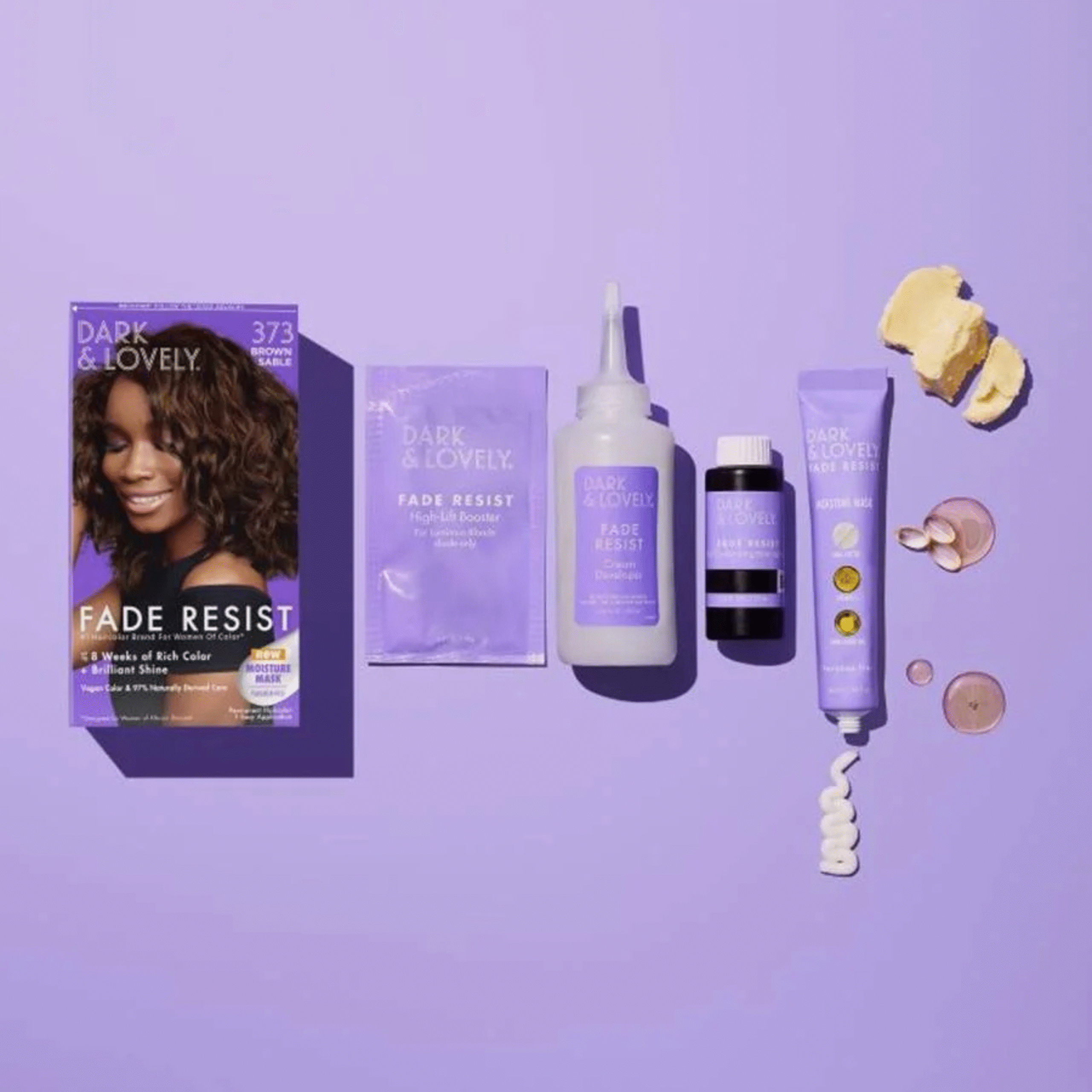 Dark & Lovely Fade Resist Rich Conditioning Color Brown Sable Hair Dye - Image 2