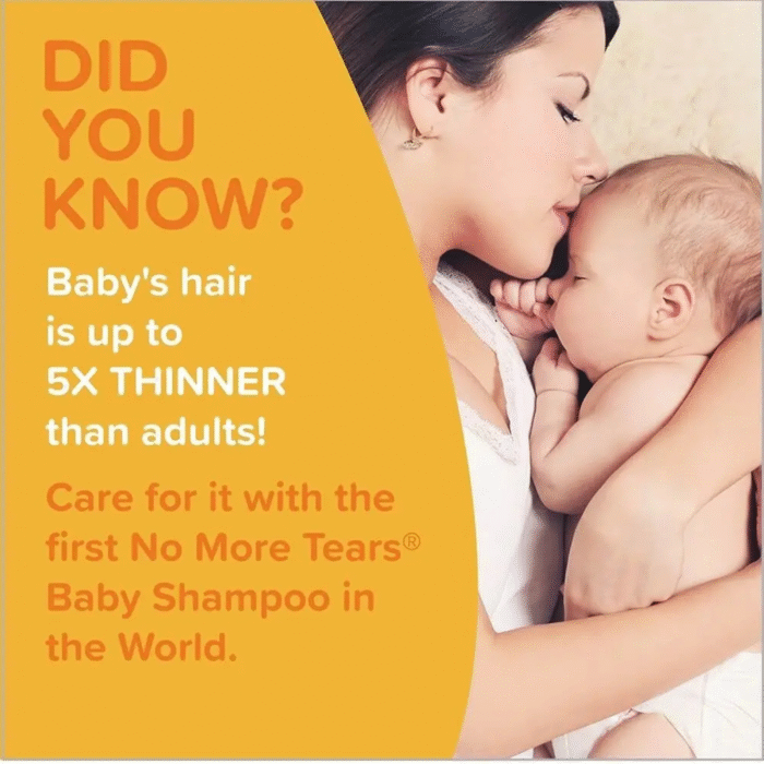 JOHNSON'S® Baby Shampoo | 300 ml | Gentle Hair & Scalp Care - Image 3