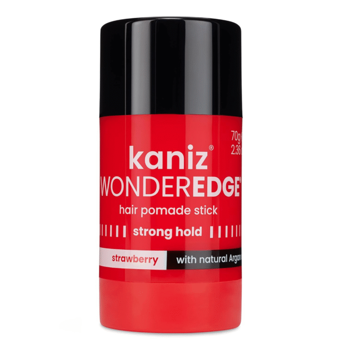Kaniz Edge Stick Hair Pomade – Strawberry | Strong Hold & Sleek Shine (70 g) - Image 2