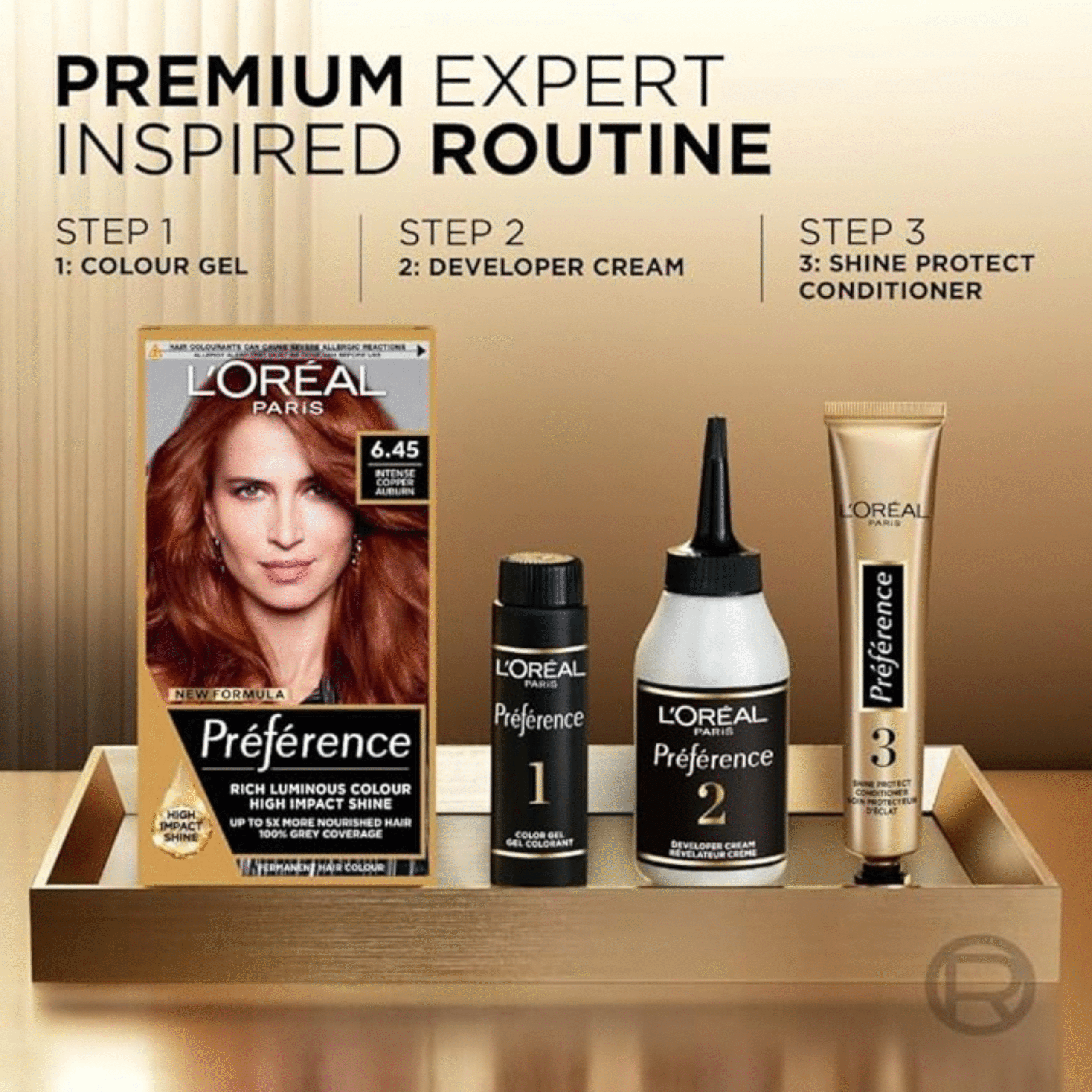 Loreal Paris Preference Permanent Hair Color 6.45 Brooklyn Hair Dye - Image 2