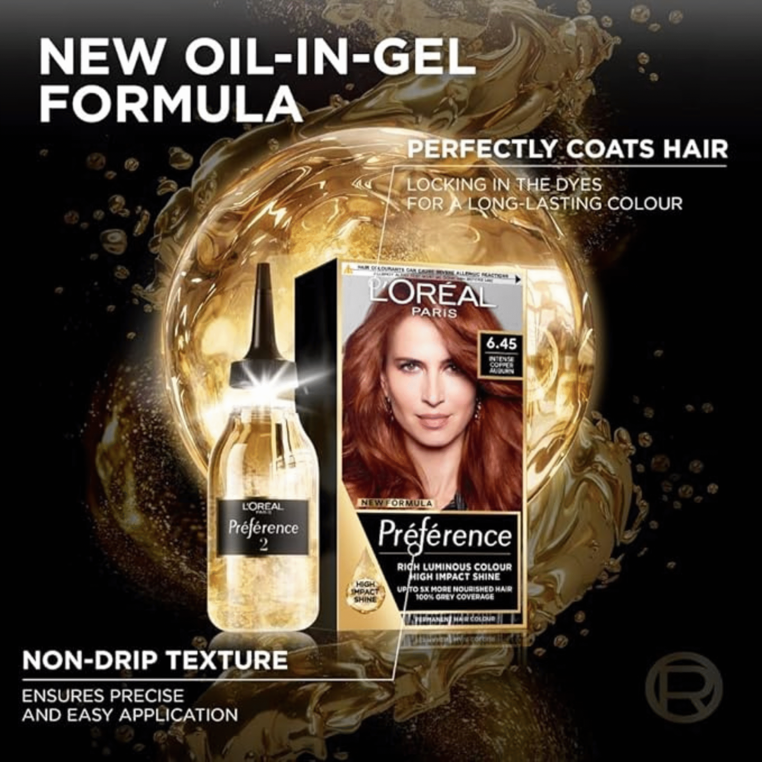 Loreal Paris Preference Permanent Hair Color 6.45 Brooklyn Hair Dye - Image 4