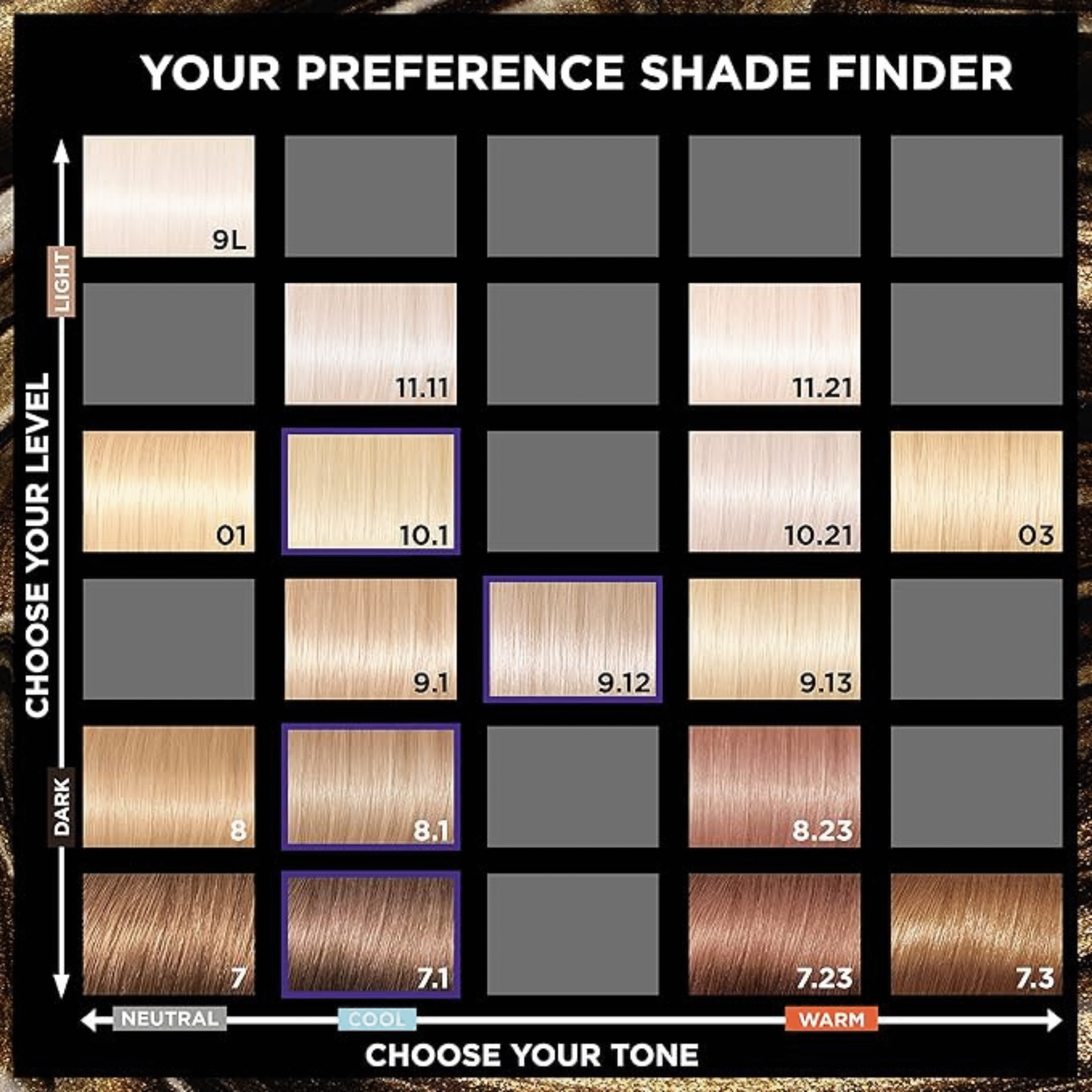 Loreal Paris Preference Hair Color 7.23 Bali Hair Dye ( Pack of 3) - Image 2