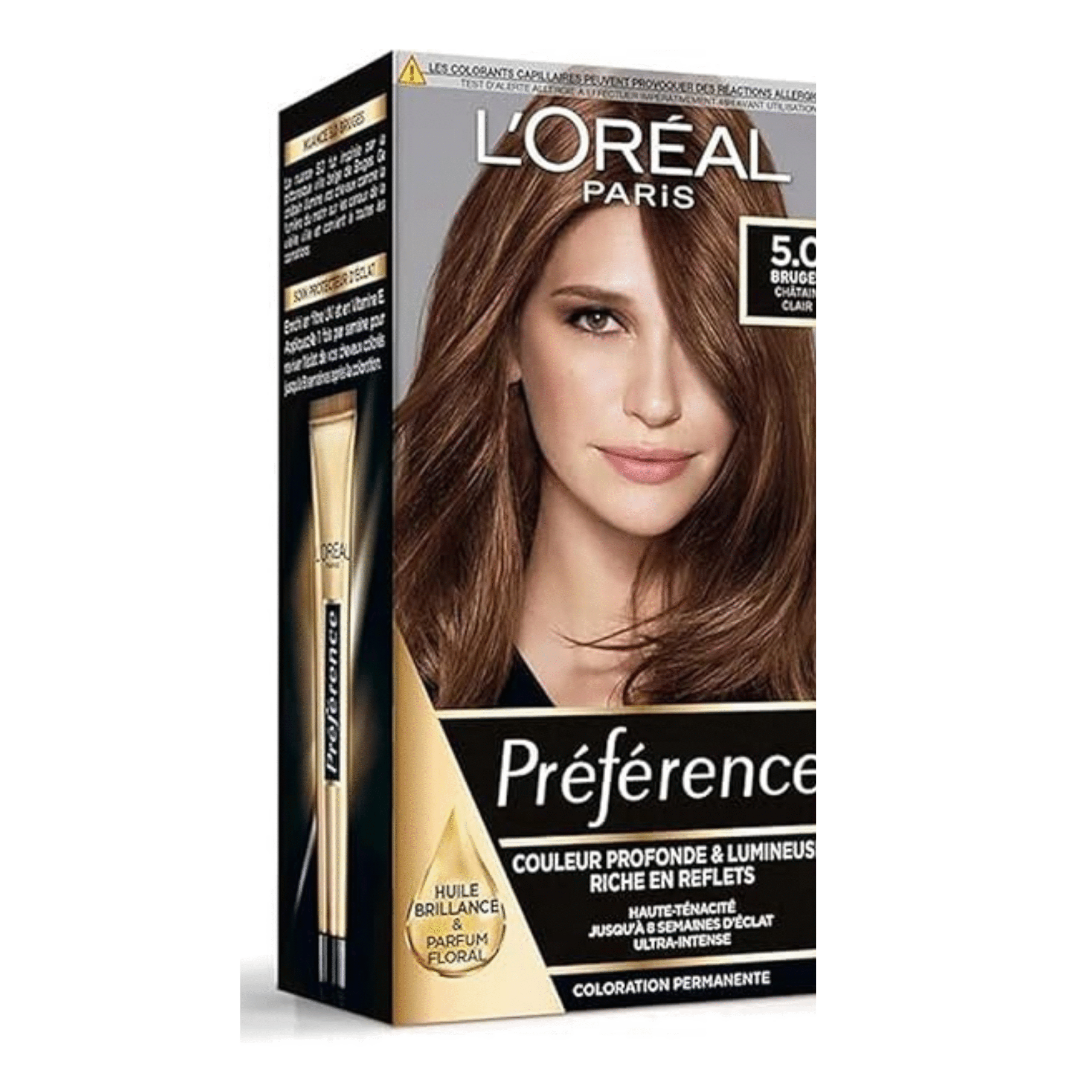 Loreal Preference Hair Color Bruges 5.0 Light Brown Hair Dye - Image 3