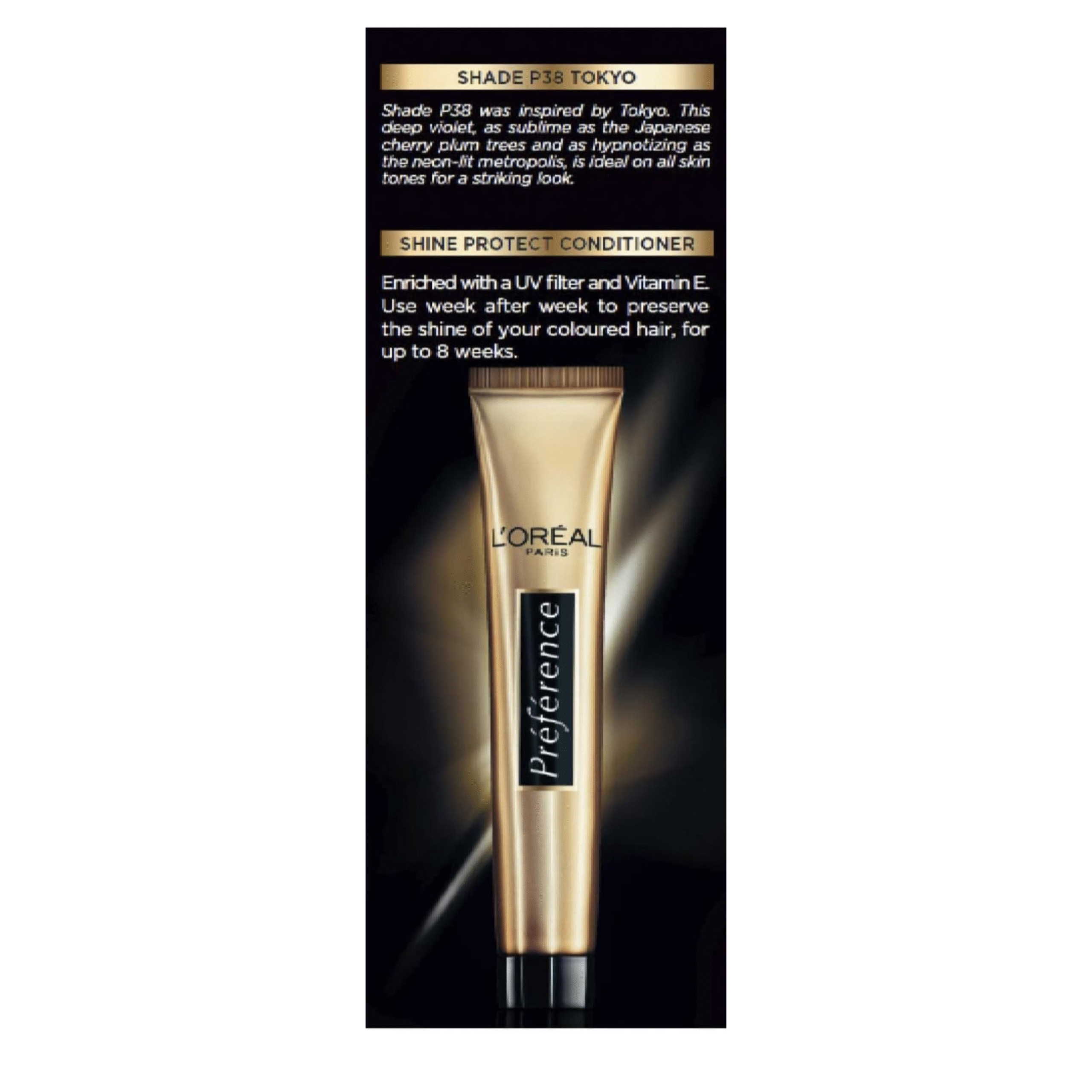 Loreal Paris Preference Hair Color P38 Deep Purple Pearl Hair Dye - Image 3