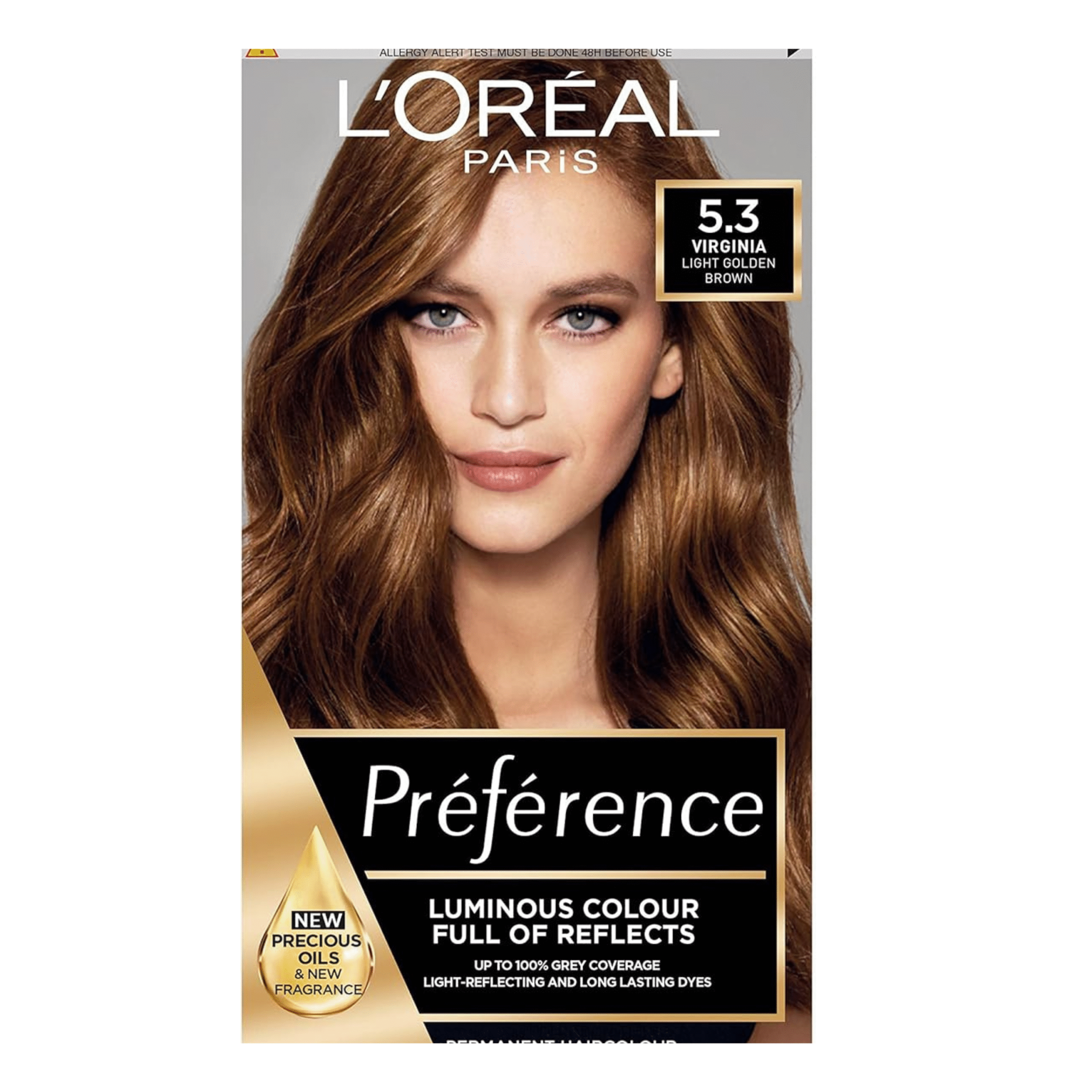 Loreal Preference Hair Color 5.3 Virginia Chestnut Brown Hair Dye