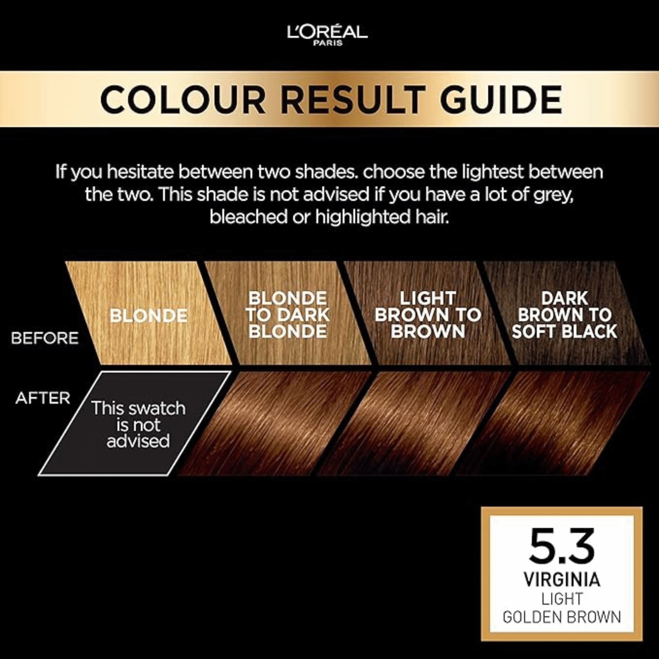Loreal Preference Hair Color 5.3 Virginia Chestnut Brown Hair Dye - Image 2