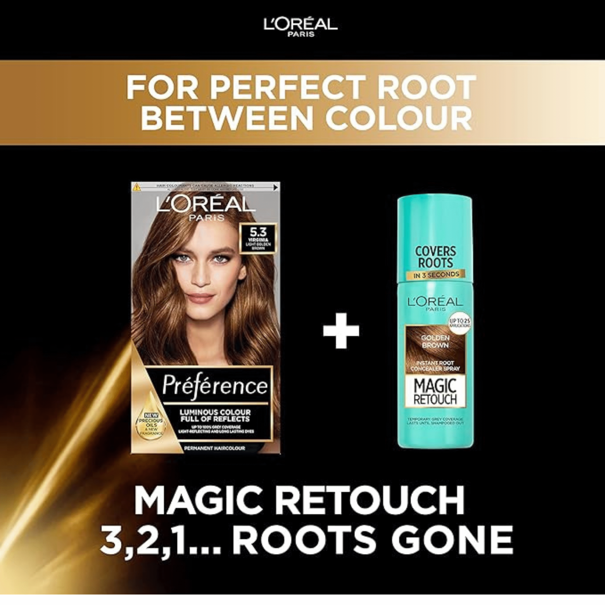 Loreal Preference Hair Color 5.3 Virginia Chestnut Brown Hair Dye - Image 5