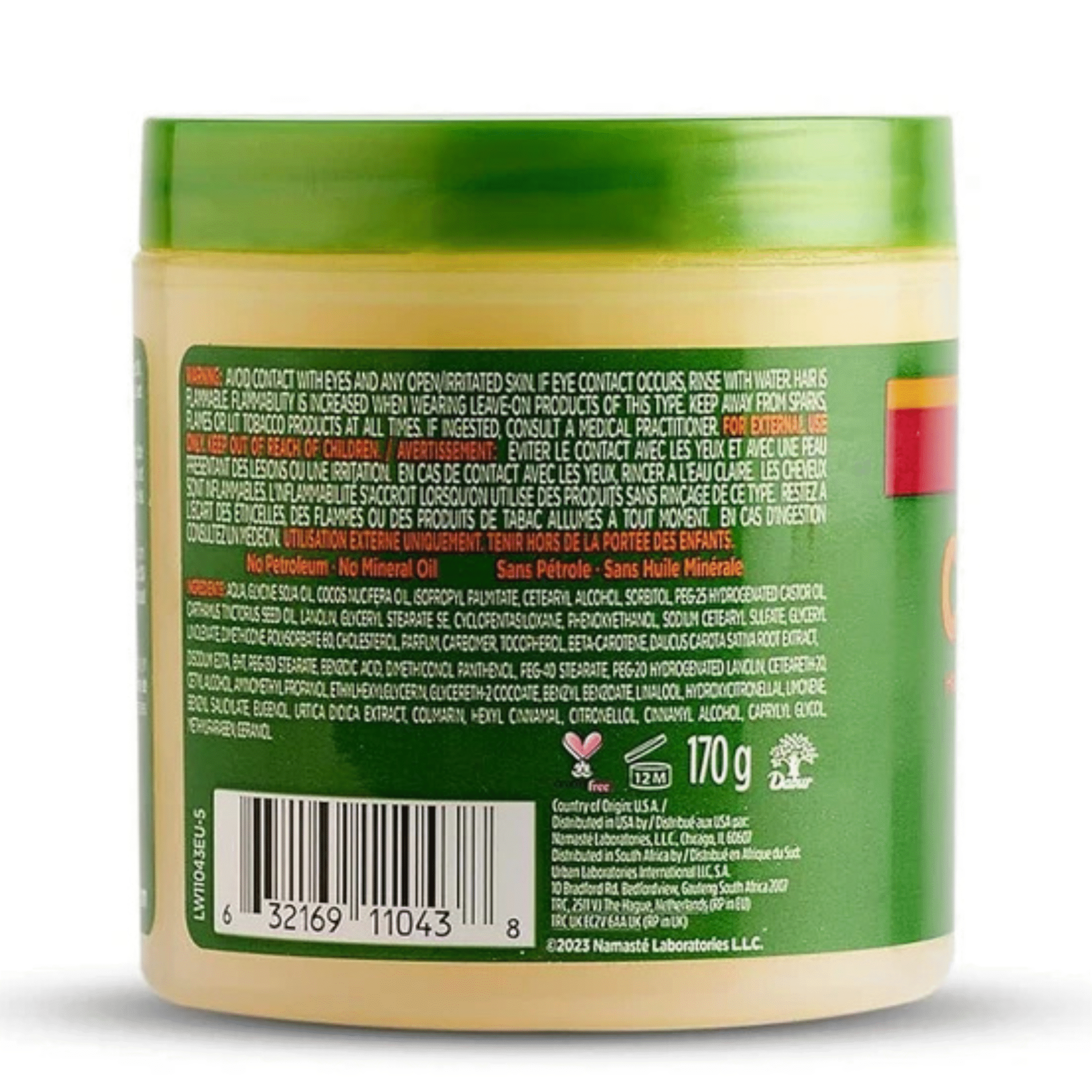 ORS Carrot Oil Hairdress Nourishing Hair & Scalp Cream with Beta-Carotene 6.0oz - Image 3