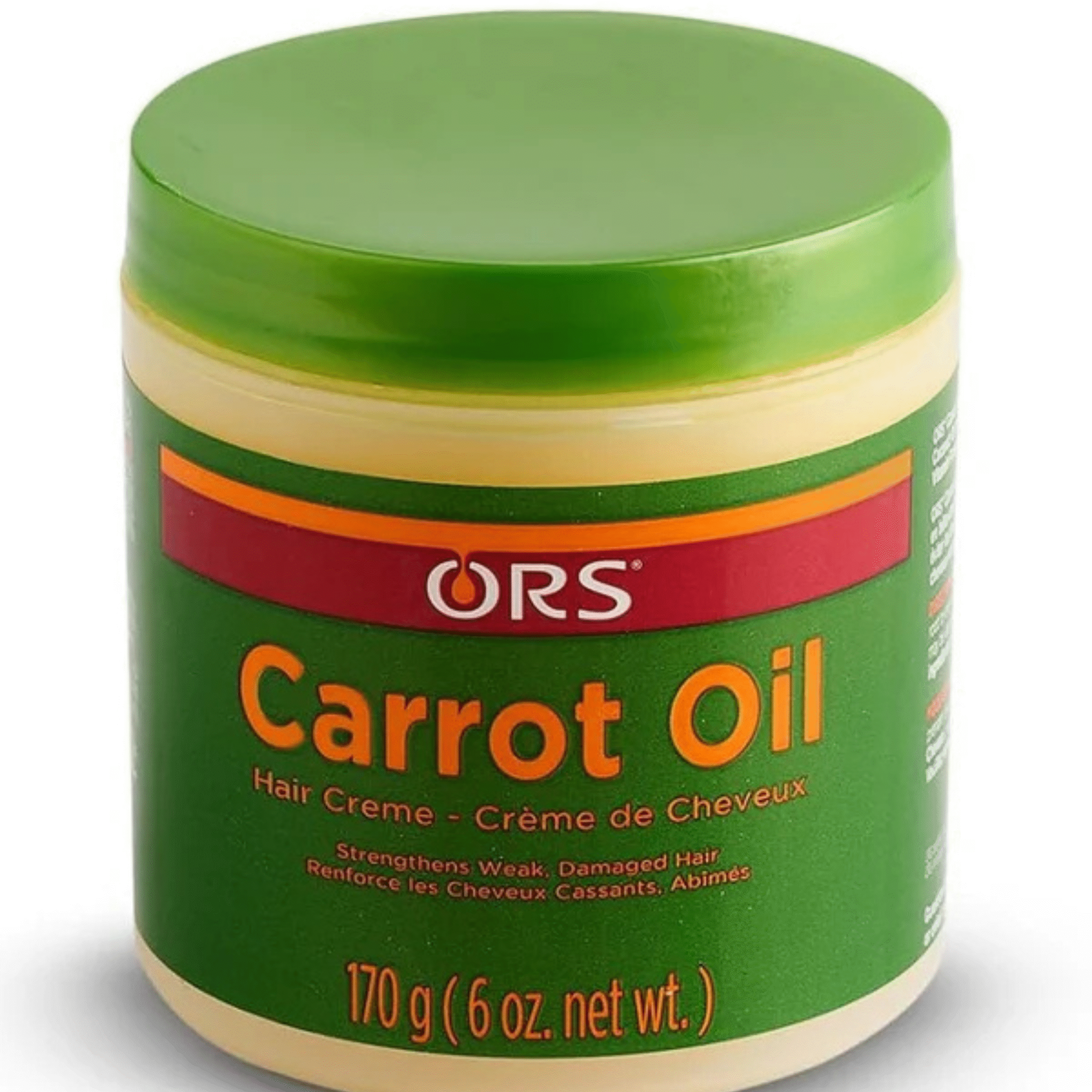 ORS Carrot Oil Hairdress Nourishing Hair & Scalp Cream with Beta-Carotene 6.0oz - Image 4