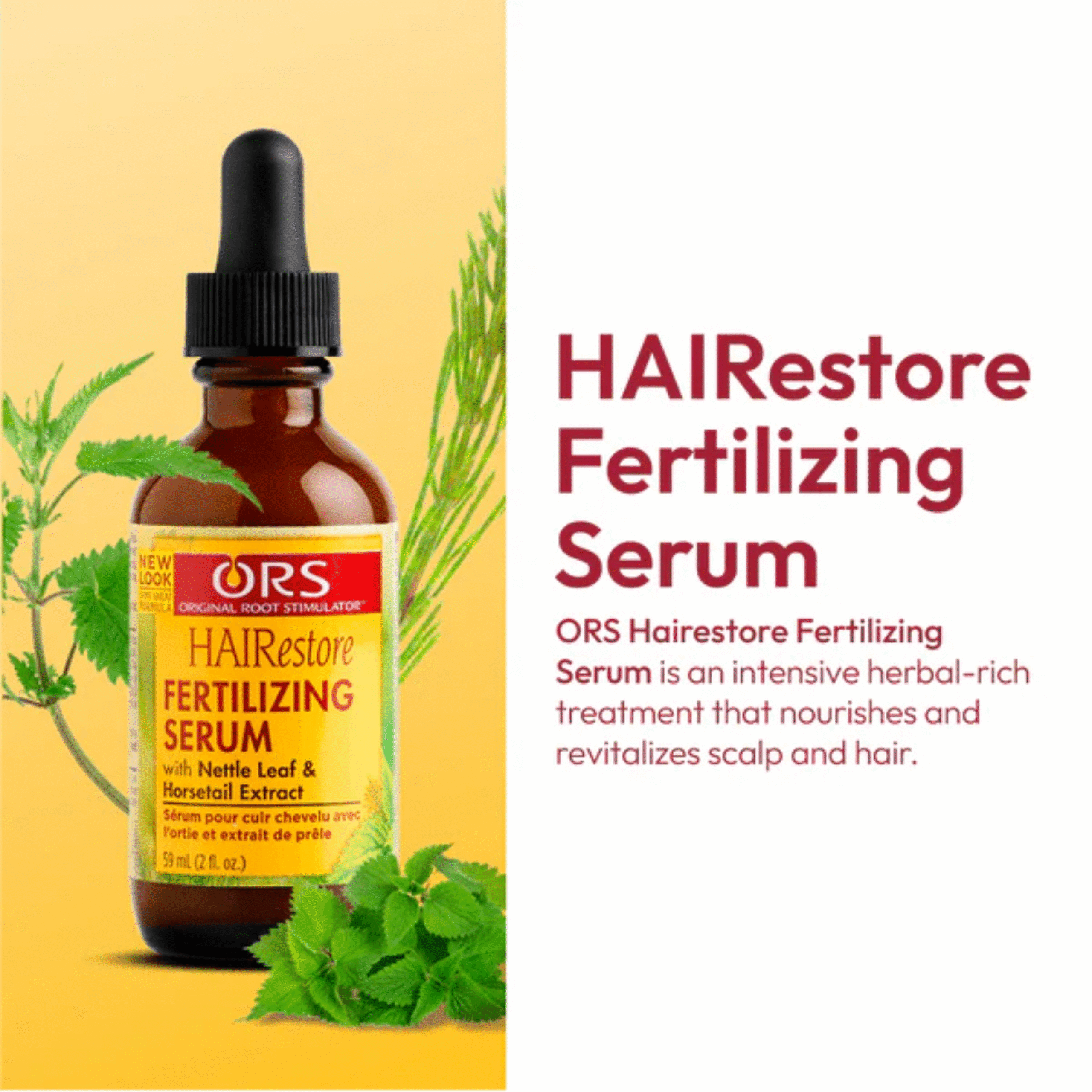 ORS HAIRestore Fertilizing Serum Nettle Leaf & Horsetail Extract 2.0oz - Image 4