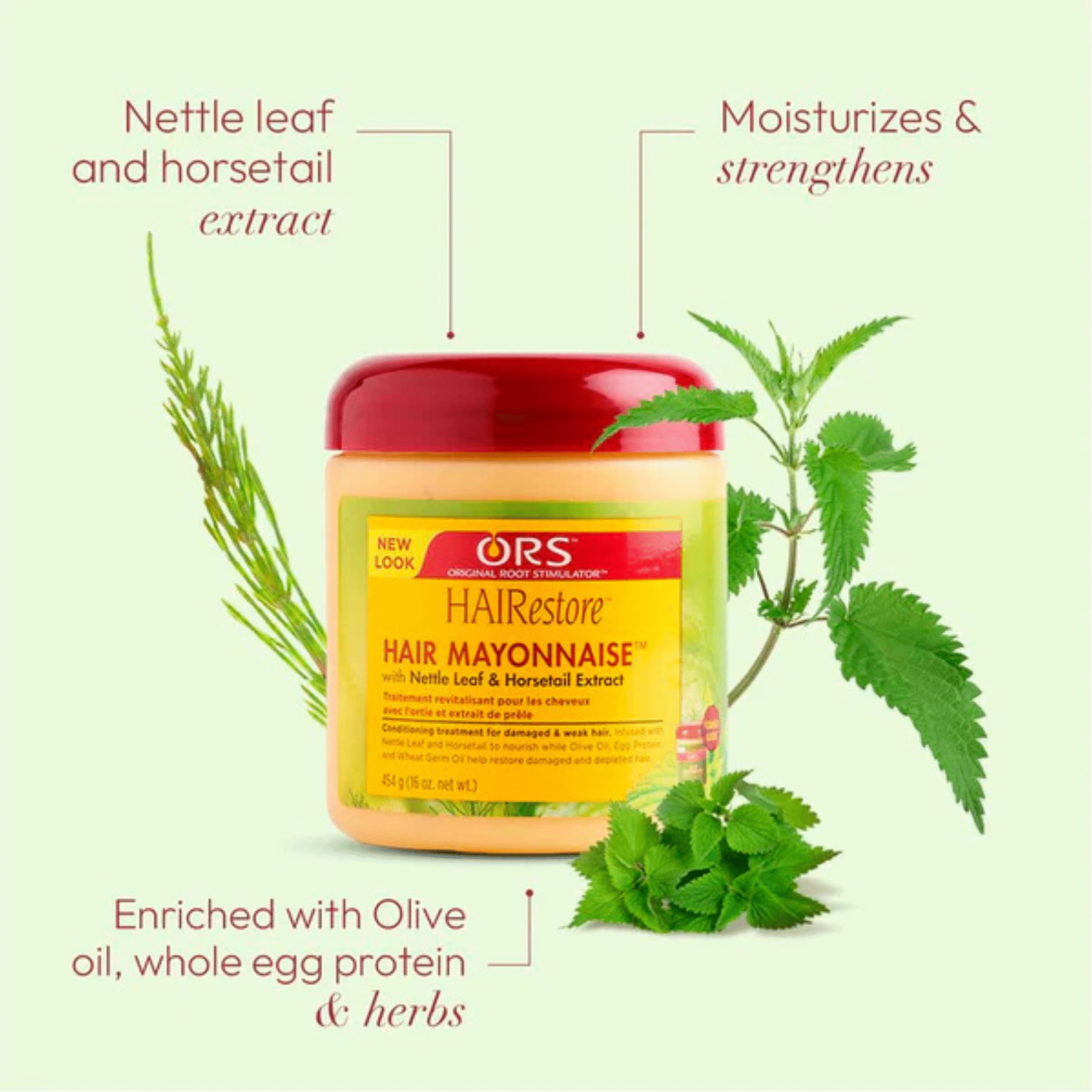 ORS HAIRestore Hair Mayonnaise Protein-Rich Treatment 8.0oz - Image 4