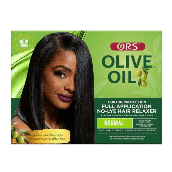 ORS Olive Oil Built-In Protection No-Lye Hair Relaxer – Full Application Kit for Silky, Smooth & Manageable Hair – Normal Strength - Image 2