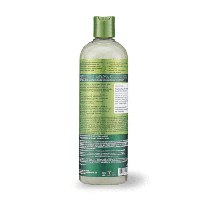 ORS Olive Oil Deep Cleansing Creamy Aloe Shampoo – Infused with Aloe Vera for Rejuvenating Moisture & Healthy Scalp Care (16.0 oz) - Image 2