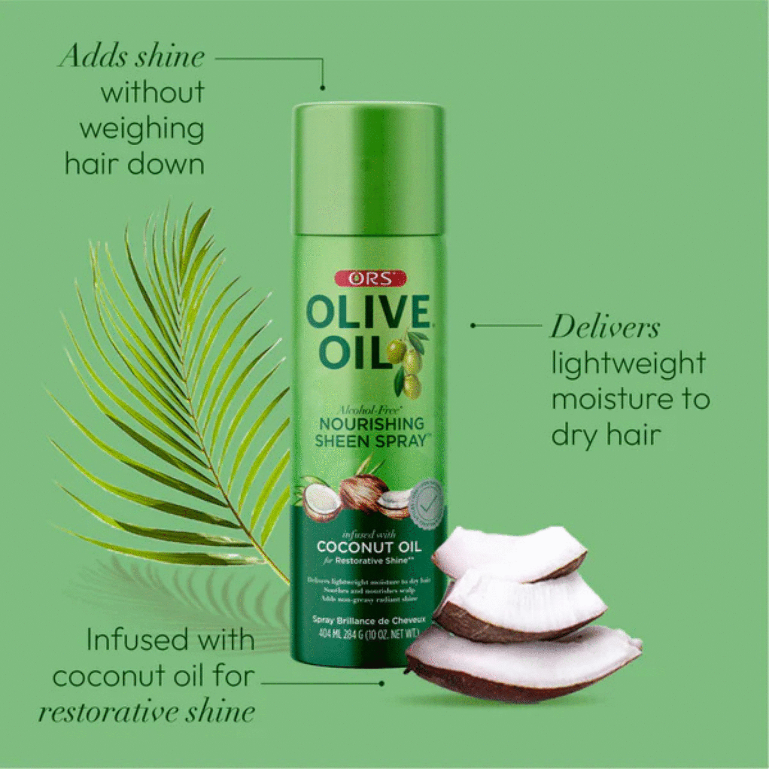 ORS Olive Oil Nourishing Sheen Spray 10oz - Image 4