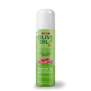 ORS Olive Oil Fix-It Super Hold Wig Grip Spray – Infused with Castor Oil for Strengthening, Hairline Maintenance & Extreme Hold (6.2 oz)