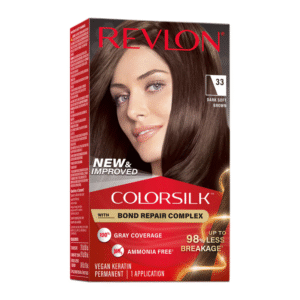 Revlon ColorSilk™ with Bond Repair Complex | Permanent Ammonia-Free Hair Dye with 100% Gray Coverage